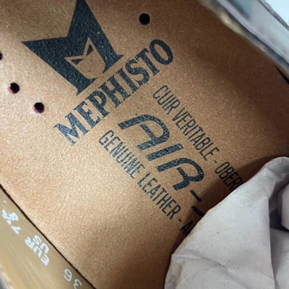 Mephisto Falco Brown Leather Oxford Casual Shoes Lace up Men's 8 US/7.5 EU - Picture 7 of 10